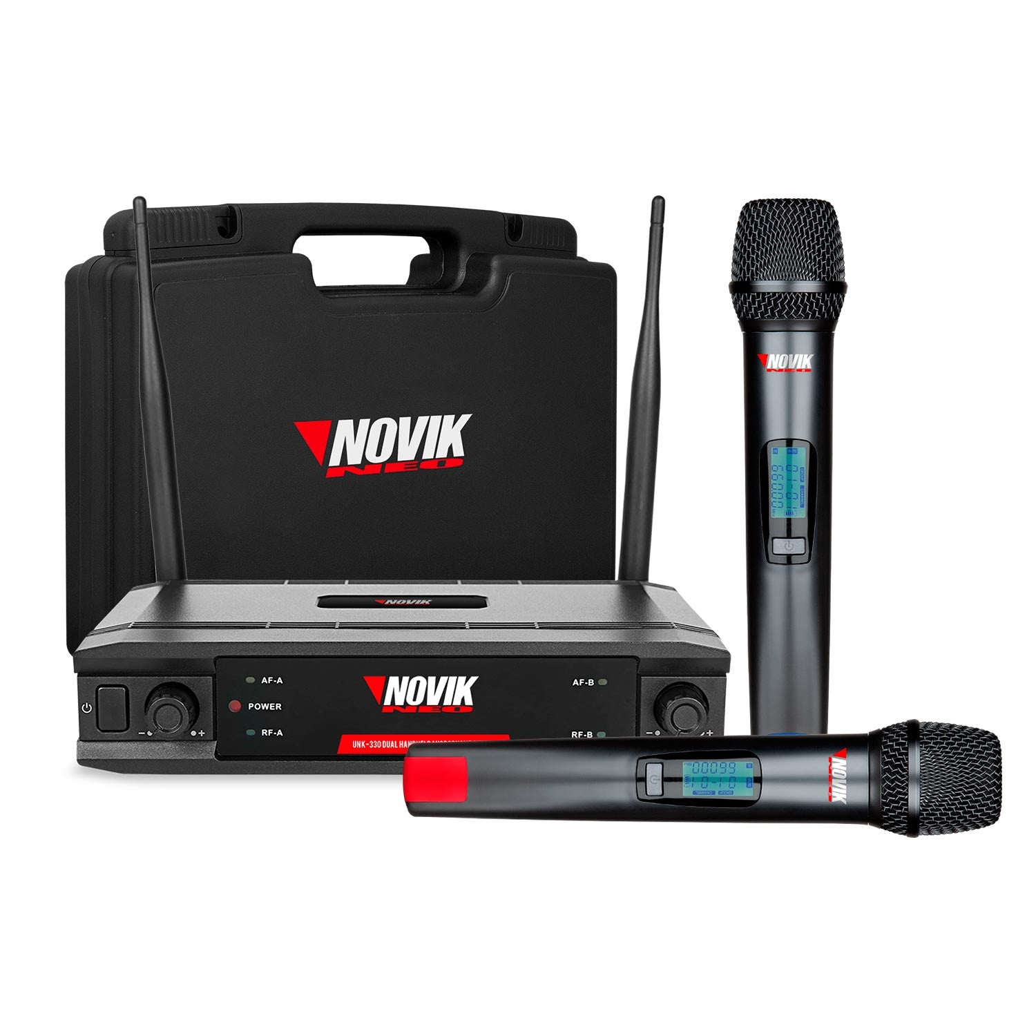 Micrófono Doble Inalámbrico Novik UNK 330