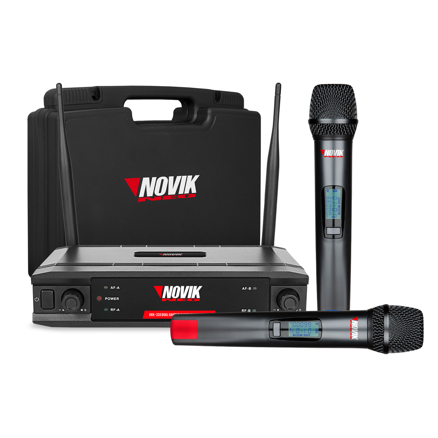 Micrófono Doble Inalámbrico Novik UNK 330